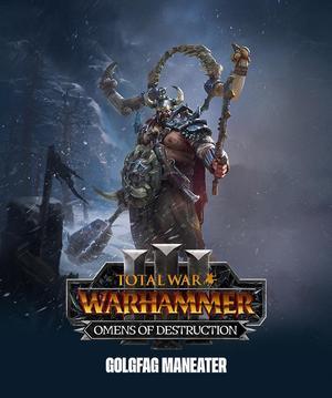 Total War: WARHAMMER III - Golgfag – Omens of Destruction - PC [Steam Online Game Code]