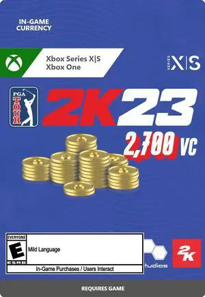 PGA Tour 2K23 - 2,700 VC Pack Xbox Series X|S, Xbox One [Digital Code]