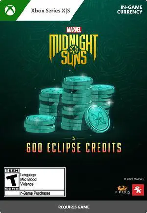Marvel's Midgnight Suns: 600 Eclipse Credits Xbox Series X|S [Digital Code]