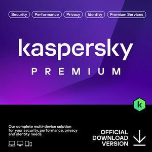 Kaspersky Premium 2024 - 10 Devices / 1 Year - Unlimited VPN / Anti-Phishing and Firewall / Parental Controls / Password Manager - Download