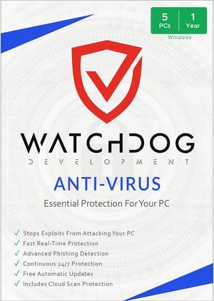 Watchdog Anti-Virus | PC | 5 PCs | 1 Year - Download