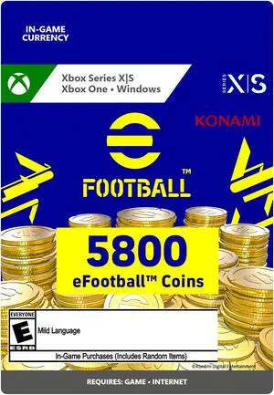 eFootball™ Coin 5800 Xbox Series X|S, Xbox One, Windows [Digital Code]