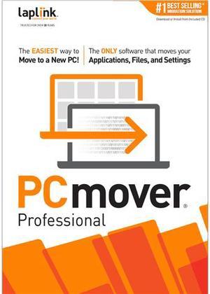 Laplink PCmover Professional 2 Uses - Moves Applications, Files, and Settings to Your New PC - Download