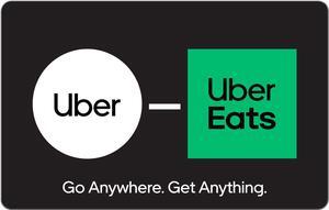 Uber $80 Gift Card (Email Delivery)