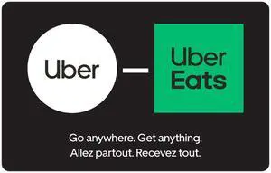 Uber $20 Gift Card (Email Delivery) Uber $20 Gift Card (Email Delivery)