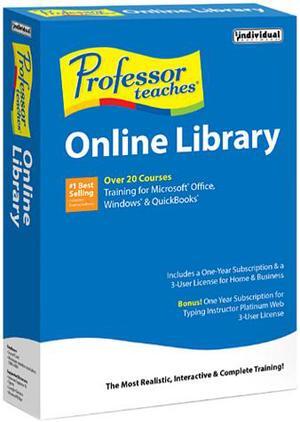 Individual Software Professor Teaches Online Library Tutorial Set