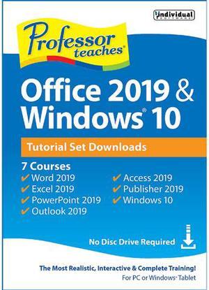Individual Software Professor Teaches Office 2019 & Windows 10 - Download