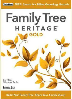 Individual Software Family Tree Heritage Gold 16