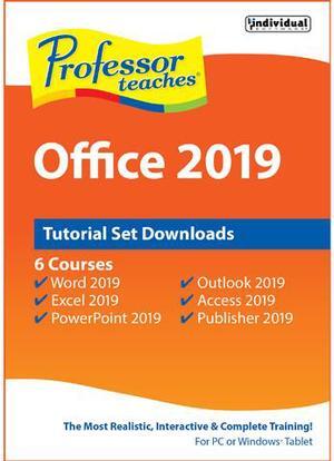 Individual Software Professor Teaches Office 2019