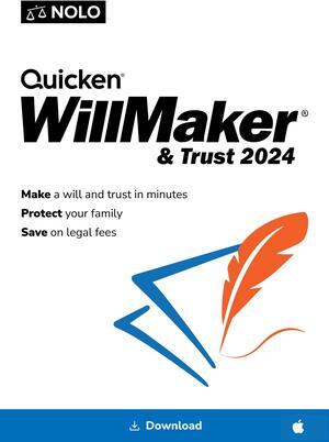 Quicken WillMaker & Trust 2024 - Mac Download