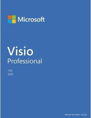 Microsoft Visio Professional 2021 / Windows 10 - Download - 1PC