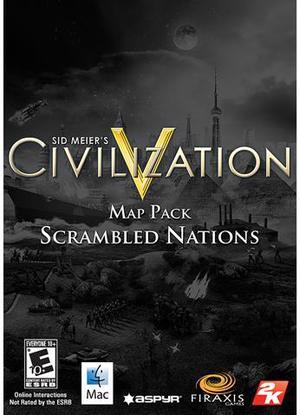 Civilization V: Scrambled Nations Map Pack for Mac [Online Game Code]