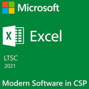 Microsoft Excel LTSC 2021 | Modern Software in CSP | Perpetual | Tenant ID Required | Commercial Business End User