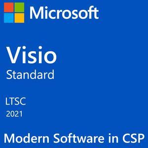Microsoft Visio LTSC Standard 2021 | Modern Software in CSP | Perpetual | Tenant ID Required | Commercial Business End User