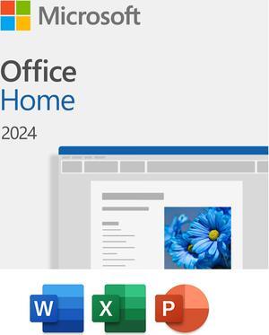 Microsoft Office Home 2024 | One time purchase, 1 Device | Windows 10/11, Mac - Key Card