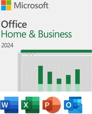 Microsoft Office Home & Business 2024 | One time purchase, 1 Device | Windows 10/11, Mac - Key Card