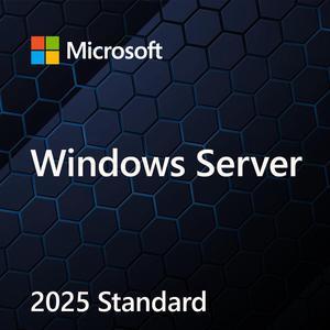 Microsoft Windows Server 2025 Standard 64-bit License (16 Core, OEM, DVD)