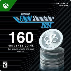 Microsoft Flight Simulator 2024 - 160 Simverse Coins Xbox Series X|S and Windows [Digital Code]