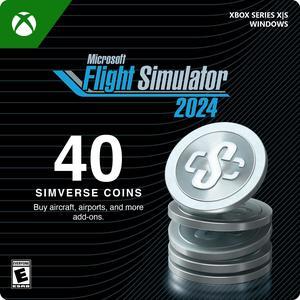 Microsoft Flight Simulator 2024 - 40 Simverse Coins Xbox Series X|S and Windows [Digital Code]