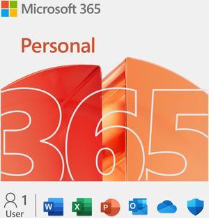 Microsoft 365 Personal | 12-Month Subscription, 1 person | Premium Office apps - now with Copilot | 1TB OneDrive cloud storage | PC/Mac Download