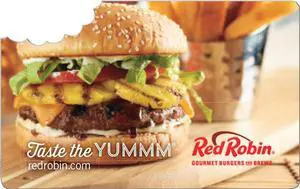 Red Robin $100 Gift Card (Email Delivery) Red Robin $100 Gift Card (Email Delivery)