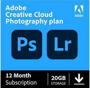 Adobe - Creative Cloud Photography Plan 20GB (1-User) (1-Year Subscription) - Mac, Windows [Digital]