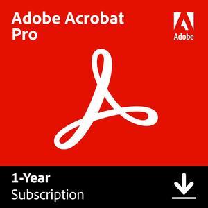 Adobe Acrobat Pro - 12 Month Subscription - Download