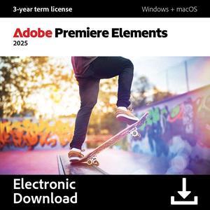 Adobe Premiere Elements 2025 (3-Year Term License) Mac, Windows - Download