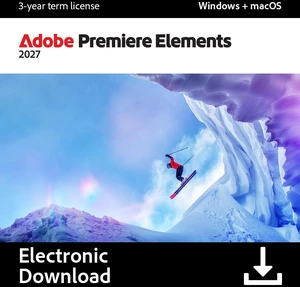 Adobe Premiere Elements 2027 | PC/Mac | Software Download | Video Editing | 3-year term license | Activation Required Adobe Premiere Elements 2027 | PC/Mac | Software Download | Video Editing | 3-year term license | Activation Required