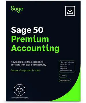Sage Sage 50 Premium Accounting 2026 - 1 Year Subscription [Download]