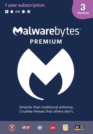 Malwarebytes Premium - 3 Device / 1 Year - Key Card