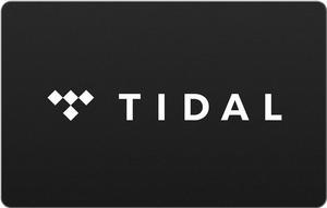 TIDAL $20 Gift Card (Email Delivery)