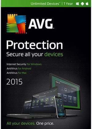 AVG Protection 2015 - Unlimited Devices / 1 Year (Internet Security)