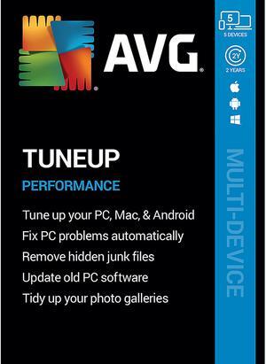 AVG TuneUp, 5 Devices 2 Years - Download