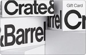 Crate & Barrel $200 Gift Card (Email Delivery)