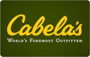 Cabela's $50 Gift Card (Email Delivery)