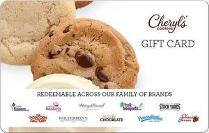 Cheryl's Cookies $50 Gift Card (Email Delivery) Cheryl's Cookies $50 Gift Card (Email Delivery)