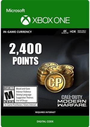 Call of Duty Modern Warfare Points  2400 Xbox One Digital Code