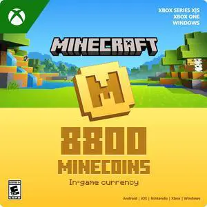 Minecraft Minecoins Pack: 8800 Coins Xbox Series X|S, Xbox One and Windows [Digital Code]