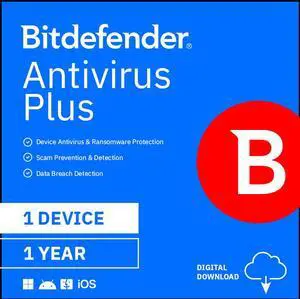 Bitdefender Antivirus Plus 1 Device/1 Year - Download