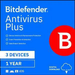 Bitdefender Antivirus Plus 3 Devices/1 Year - Download