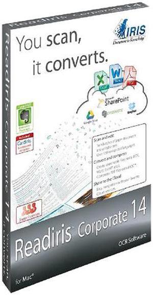 IRIS Readiris Corporate 14 OCR for Mac OSX  - Download