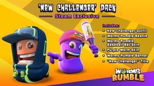 Worms Rumble - New Challenger Pack  [Online Game Code]