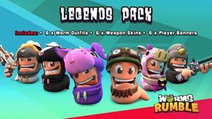 Worms Rumble - Legends Pack  [Online Game Code]