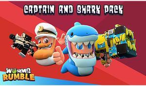 Worms Rumble - Captain & Shark Double Pack - PC [Online Game Code]