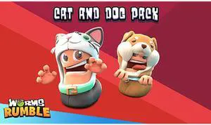 Worms Rumble - Cats & Dogs Double Pack - PC [Online Game Code]