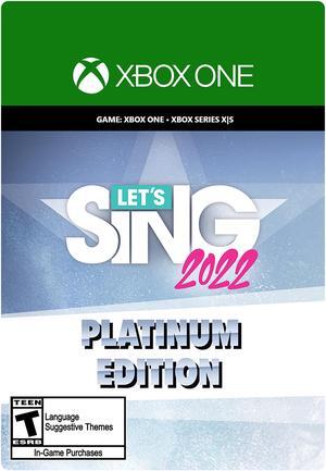 Let's Sing 2022 Platinum Edition Xbox One [Digital Code]