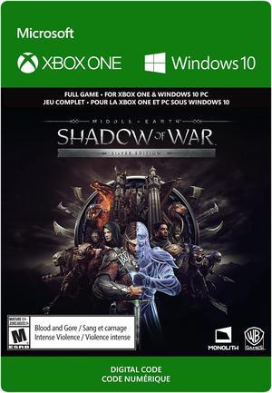 Middleearth Shadow of War Silver Edition Xbox One  Windows 10 Digital Code