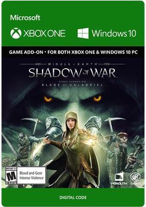 Middleearth Shadow of War  The Blade of Galadriel Story Expansion Xbox One  Windows 10 Digital Code
