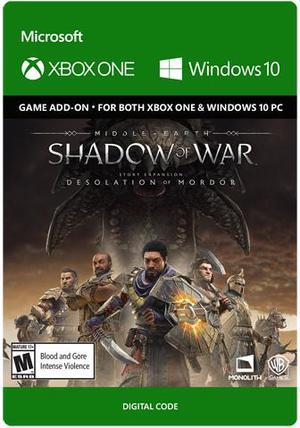 Middleearth Shadow of War  Desolation of Mordor Xbox One  Windows 10 Digital Code